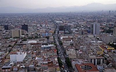 Blick vom Torre Latinoamericana - Mexiko-Stadt