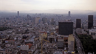 Blick vom Torre Latinoamericana - Mexiko-Stadt