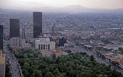 Blick vom Torre Latinoamericana - Mexiko-Stadt