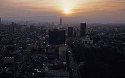 Blick vom Torre Latinoamericana - Mexiko-Stadt