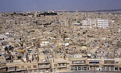 Blick von der Zitadelle auf die Stadt - Aleppo
