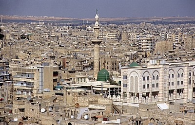 Blick von der Zitadelle auf die Stadt - Aleppo