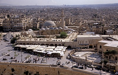 Blick von der Zitadelle auf die Stadt - Aleppo