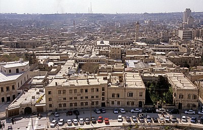 Blick von der Zitadelle auf die Stadt - Aleppo