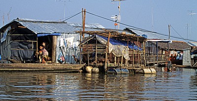 Schwimmende Häuser - Chau Doc