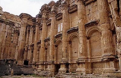 Tempel des Bacchus: Tempelinneres - Baalbek