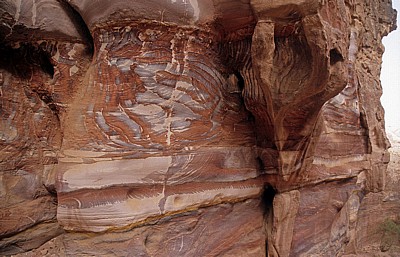 Gesteinsschichten - Petra
