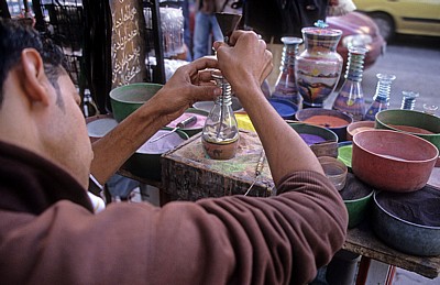 Herstellung von Sandflaschen - Amman