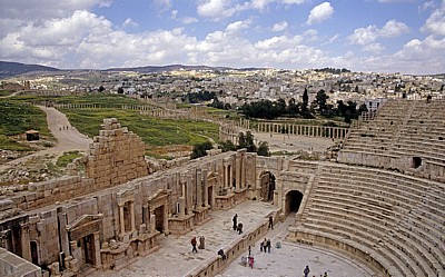 Gerasa: Südliches Theater - Jerash