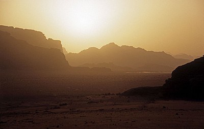 Ar Rak'a: Abendstimmung - Wadi Rum