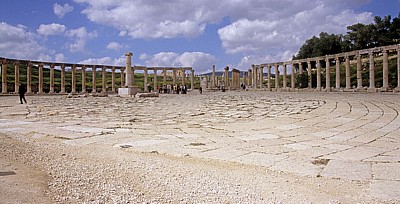 Gerasa: Ovales Forum - Jerash