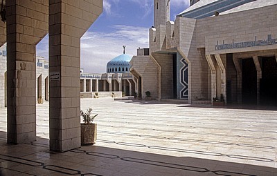 King Abdullah-Moschee: Innenhof - Amman