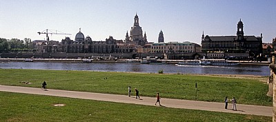 Innere Altstadt: Elbe, Brühlsche Terrasse, Kunstakademie - Dresden