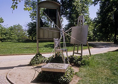 Innere Altstadt: Brühlscher Garten - Caspar-David-Friedrich Denkmal (Wolf-Eike-Kuntsche) - Dresden