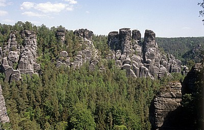 Bastei: Felsformationen - Sächsische Schweiz