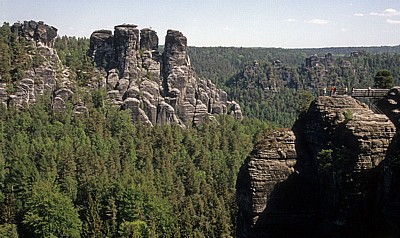 Bastei: Felsformationen - Sächsische Schweiz