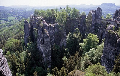 Bastei: Felsformationen - Sächsische Schweiz