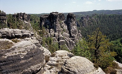 Bastei: Felsformationen - Sächsische Schweiz