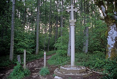 Jakobsweg (Navarrischer Weg): Wegekreuz - Burguete