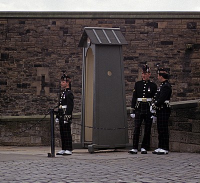 Edinburgh Castle: Wachposten - Edinburgh