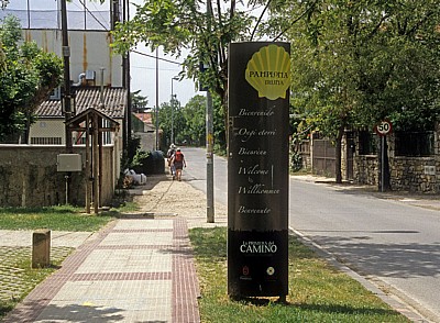Ortseingangsschild  - Pamplona