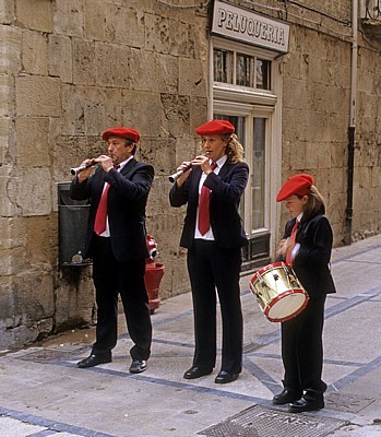Fest “Virgen del Puy“: Musikanten  - Estella