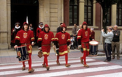 Fest “Virgen del Puy“: Musikanten - Estella