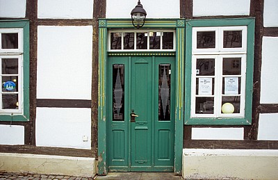 Eingangstür eines Fachwerkhauses - Bad Essen