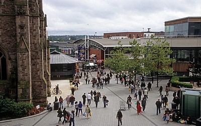 Blick von der New Street in Richtung Markets - Birmingham