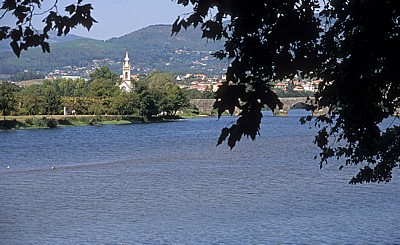 Jakobsweg (Caminho Português): Blick auf den Ort - Ponte de Lima