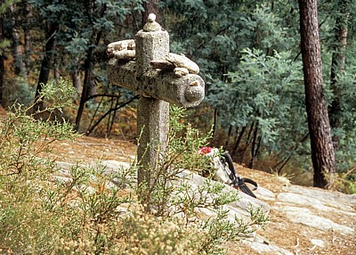 Jakobsweg (Caminho Português): Cruz dos Franceses (Cruz dos Mortos) - Labruja-Tal