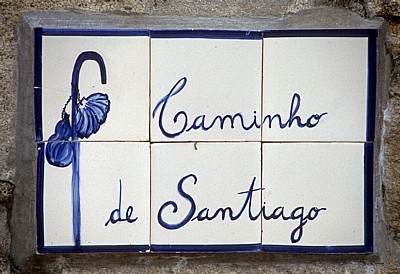 Jakobsweg (Caminho Português): Azulejo “Caminho de Santiago“ - Distrito de Viana do Castelo
