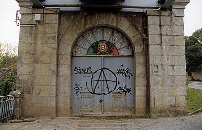 Ponte internacional (Internationale Brücke): Portugiesische Seite - Valença