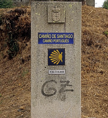 Jakobsweg (Caminho Português/Camiño de Santiago): Camino-Stein  - Tui