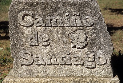 Jakobsweg (Caminho Português): Wegstein “Camiño de Santiago“ - Barreiras