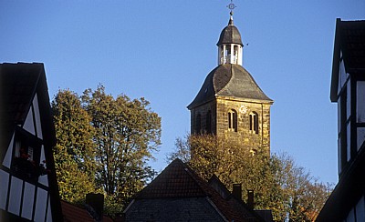 Ev. Stadtkirche zwischen Fachwerkhäusern - Tecklenburg