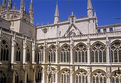 Catedral de Burgos (Kathedrale): Blick über den Claustro (Kreuzgang) - Burgos