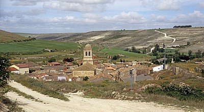 Jakobsweg (Camino Francés): Blick auf den Ort - Hontanas