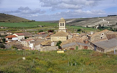 Blick auf den Ort - Hontanas