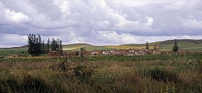 Jakobsweg (Camino Francés): Blick auf das Dorf - Itero de la Vega