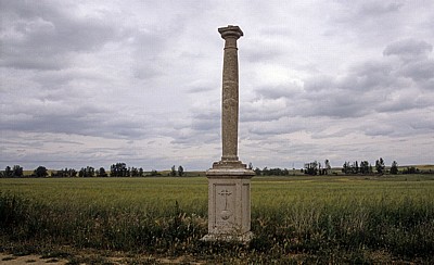 Jakobsweg (Camino Francés): Rollo jurisdiccional (Gerichtssäule) - Población de Campos