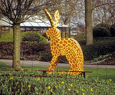 Keukenhof: Hasenskulptur - Lisse