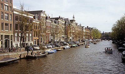 Grachtenhäuser an der Prinsengracht - Amsterdam