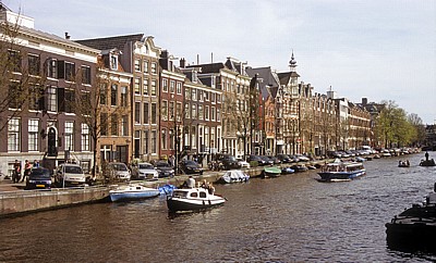 Grachtenhäuser an der Prinsengracht - Amsterdam