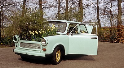 Keukenhof: Bepflanzter Trabi - Lisse