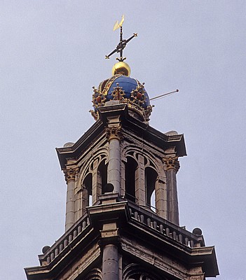 Westerkerk: Westertoren - Kaiserkrone Maximilians I. - Amsterdam
