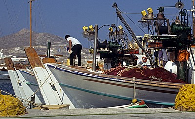 Hafen: Fischerboote - Naoussa