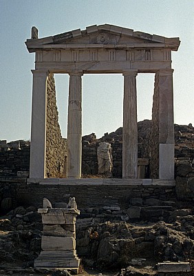 Ausgrabungsgelände: Isis-Tempel - Delos