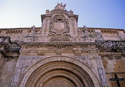 Real Basílica de San Isidoro: Ausschnitt der Puerta Principal (Eingangsportal) - León