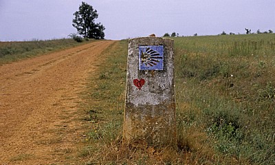 Jakobsweg (Camino Francés): Camino-Wegstein - Castilla y León